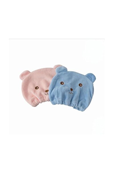 Generic Thickened Cartoon Bear Microfiber Hair Towel, Super Cute and Absorben...