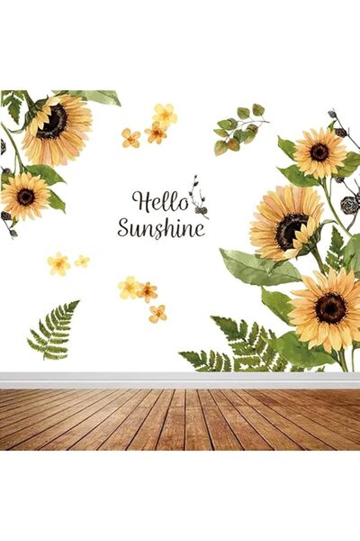 Generic Sulfar Large Sunflower Wall Stickers, Removable and Water Proof Wall ...