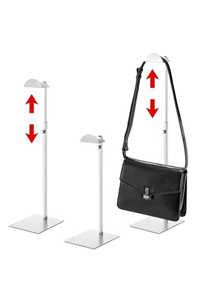 Generic Tazweeq 3 Pack Purse Display Stand Stainless Steel, Handbag Display S...