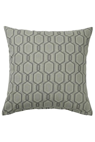 Generic Brand Ikea JATTEPOPPEL Cushion Covers, Green/Grey Geometric Pattern, ...