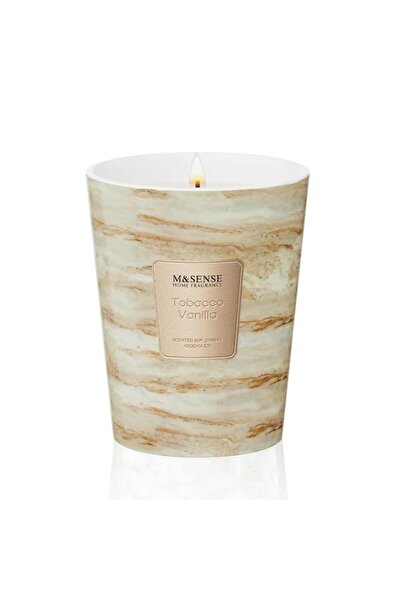 Generic Brand M&SENSE | Scented Candle 400 g | Vanilla Tobacco | 75 Hours Bur...