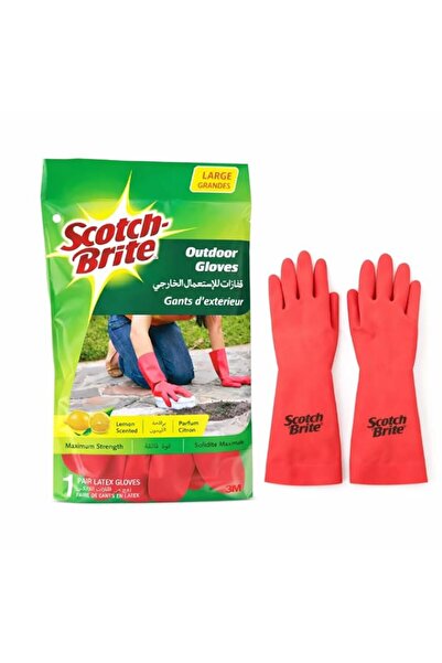 Generic Scotch-Brite Extra Strong Gloves Large Size, 1 pair/pack | Extra Heav...