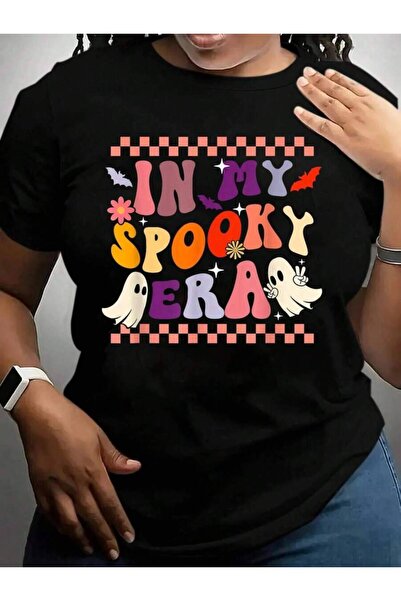 kai22 In My Era - Spooky Witch Ghoul Halloween Black Graphic T Shirts Tee