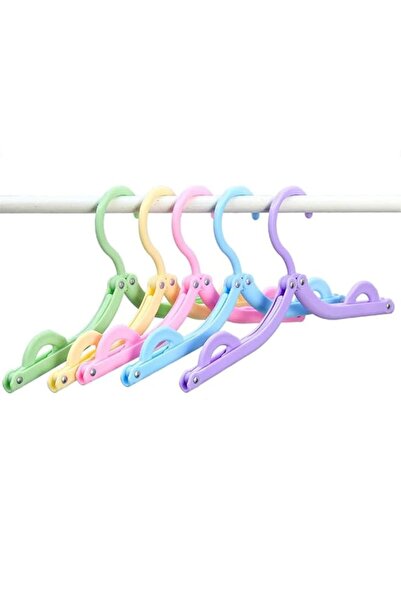 Generic Travel Folding Hanger Household Multifunctional Portable Hanger 10pcs