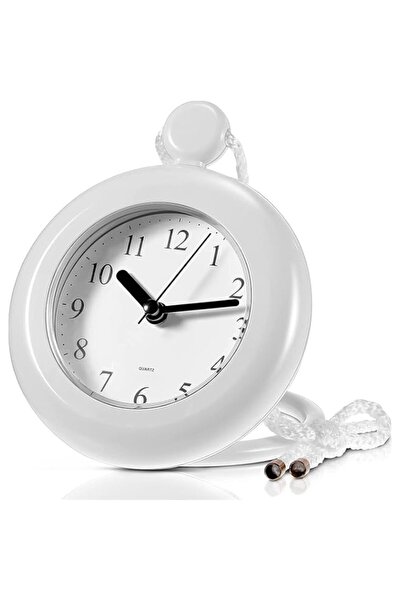 Generic Brand Bathroom Hanging Clock, White Water Resistant Shower Wall Clock...