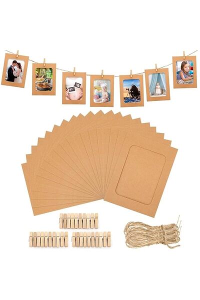 Generic Brand Paper Picture Frames 4"x6",30 Pcs Paper Photo Frames,Cardboard ...
