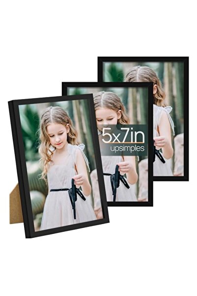 Generic Brand upsimples 5x7 inch (12.7x17.78cm) Picture Frame Set of 3, Made ...