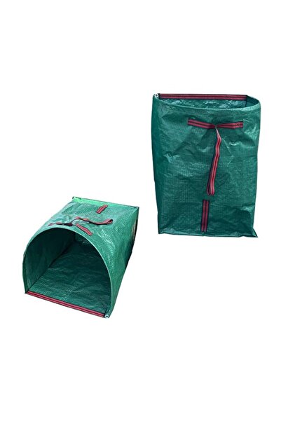 Generic 2 Pack Large Yard Dustpan-Type Garden Bag for Collecting Leaves,Green...