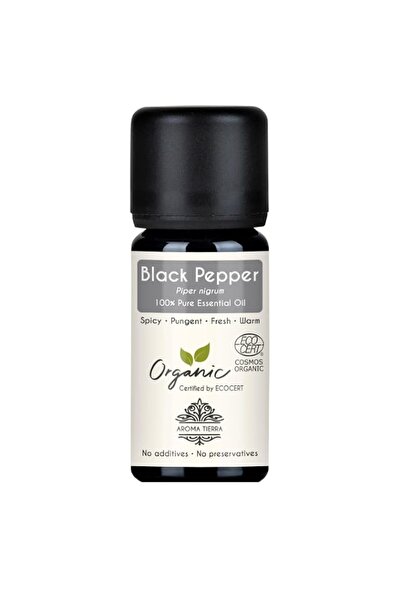 Generic Brand Aroma Tierra Organic Black Pepper Essential Oil 10ml - 100% Pur...