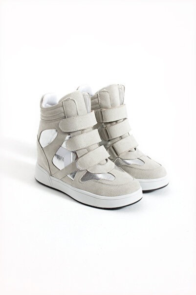 kajal ayakkabı Frm 152 Velcro Hidden Heel Boots