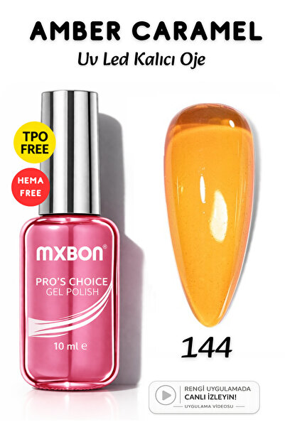 Venalisa Uv Led Kalıcı Oje 10 ml Hema & TPO Free Caramel Amber Transparan - 144