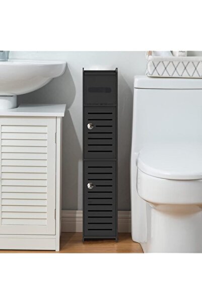Generic TuoxinEM Small Bathroom Storage Cabinet for Skinny Corners, Over-the-...