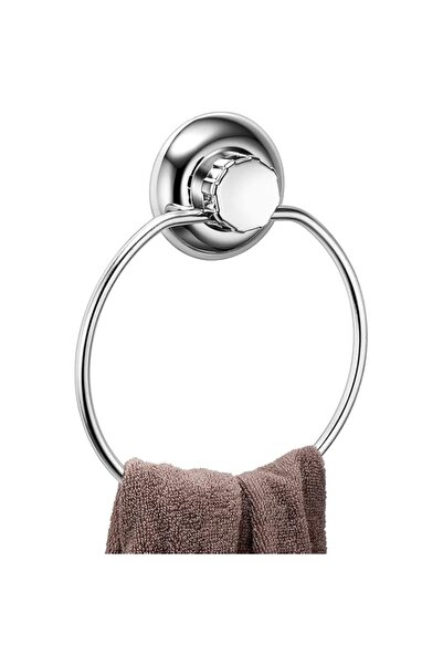Generic Stainless Steel Towel Ring, No Rust Vacuum System, 80mm/3.14in, Wall ...