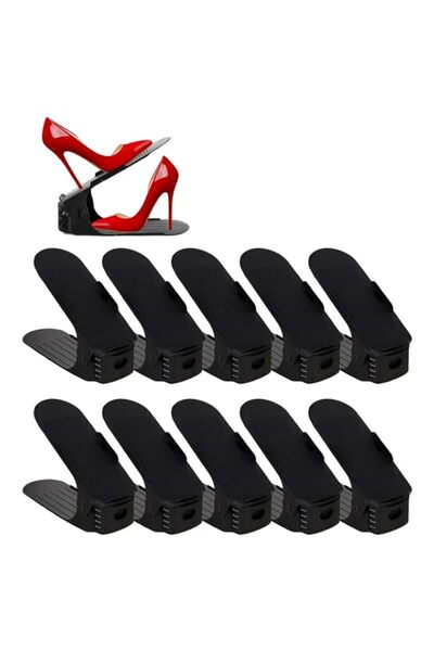 Generic PENGKE Shoe Slots Space Saver for Closet Organization,Adjustable Shoe...