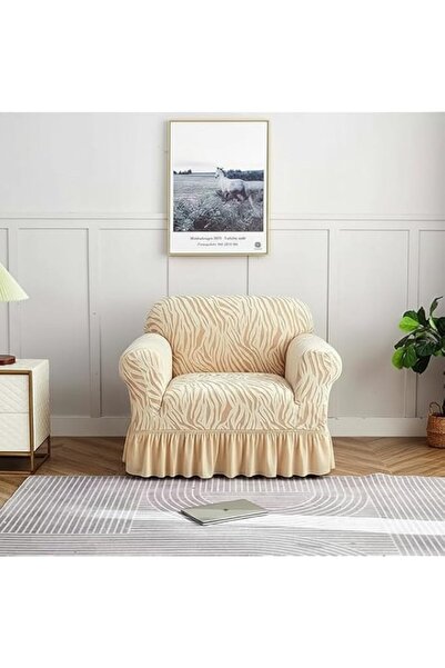 Generic Stretch Sofa Cover With Skirt, Non Slip Couch Cover for 3/2/1 Seater,...