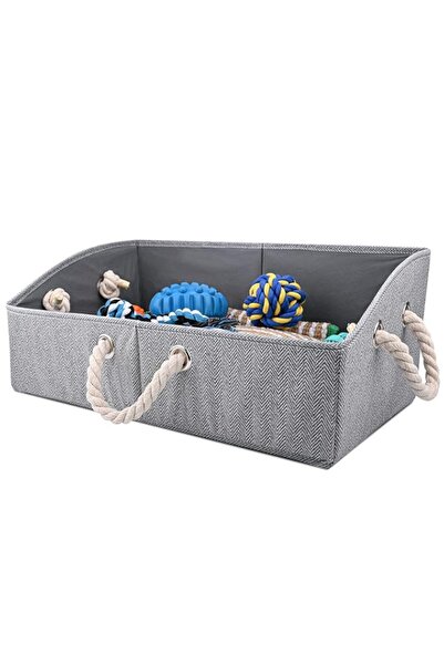 Generic MYFAMIREA Dog Toy Storage Bins, Foldable Pet Toy Chest Organizer Bask...