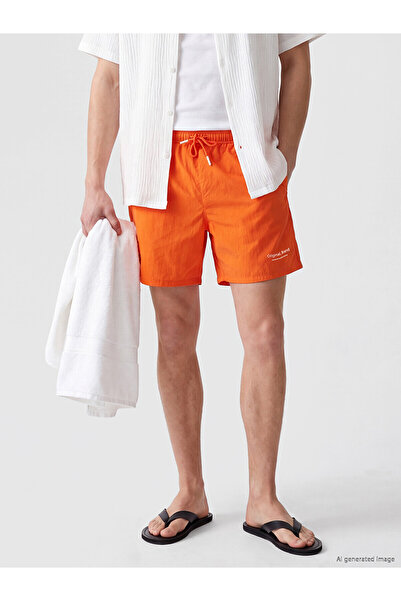 LC Waikiki Trendlucky Men's Short Length Printed Swim Shorts with Difference ...