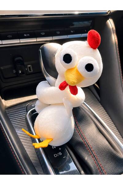 bilmel Kıvrılabilir Peluş Hayvan Araba Aksesuarı - Sevimli Hediye Araba Süsü - Araba İçin Charm - 1 Adet - Stok Durumuna Göre Gönderilir