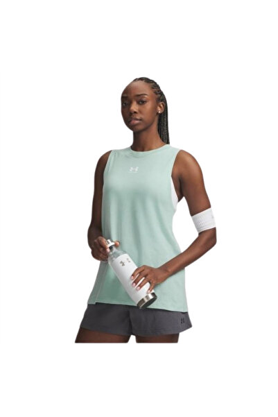 Under Armour Ua Rival Muscle Tank 1383659-477 Mavi Tişört