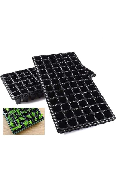 Generic Smart seedling Plastic Nursery Trays, 3 Pack, Thick Durable Germinati...