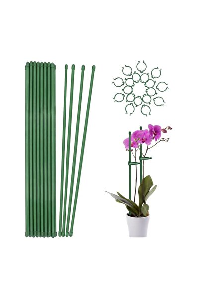 Generic Plant Stakes,Green Plant Sticks Support,HOUNANG Fiberglass Garden Pla...