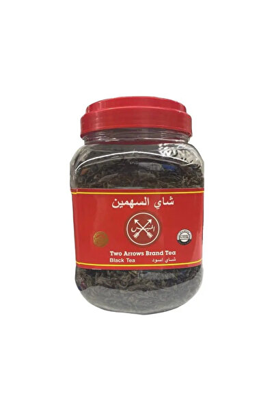 TEA علبة بلاستيكية سوداء طويلة من أل مونيس سعة 425 جرام