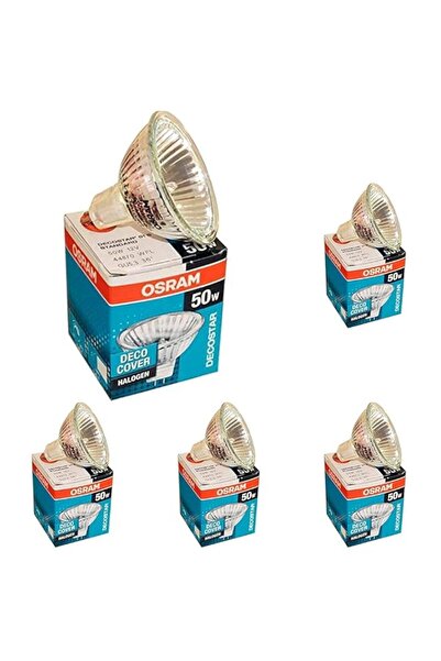 Generic Osram 12V 50W MR16 Circular Halogen Bulb - Yellow (Pack of 5)
