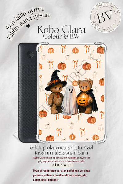BookTok Vibes Co. Halloween Trio Cadılar Bayramı Temalı Insert - Kindle ve Ko...