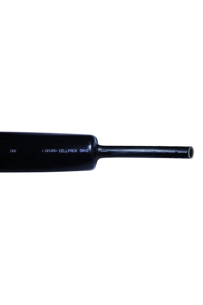 OEM Cellpack 127421 medium heat shrink tube, type SRH2, with adhesive, black,...