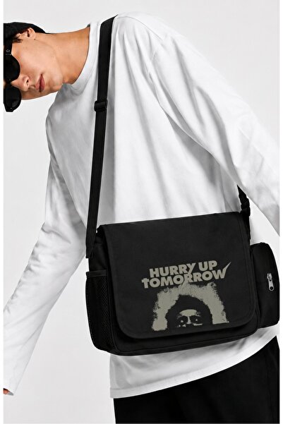 Fuddy Moda Unisex the Weeknd Hurry up Tomorrow Printed Messenger Bag
