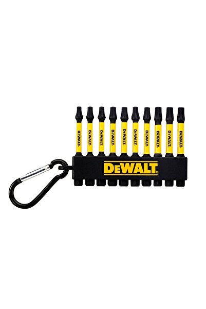 OEM 10-piece impact screwdriver bit set, DeWalt DT7275-QZ, Torx profile, 57 mm