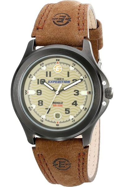 Timex Timex Men's Expedition Metal Case Quartz Analog Green Dial Wrist Watch