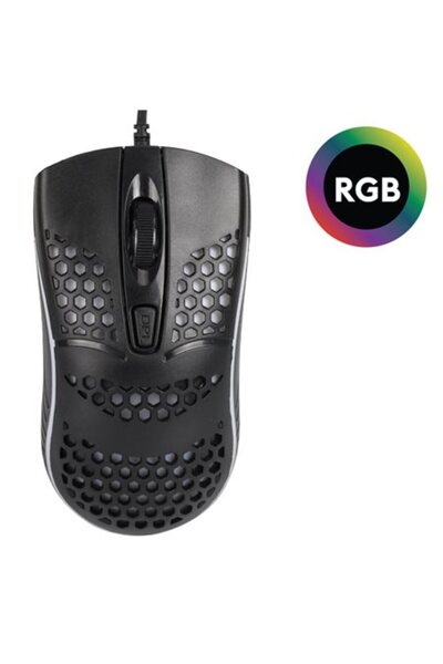 OEM Black Mouse with RGB Gaming Wire 2400 dpi i-JMB