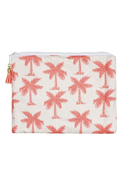 OEM Summer Palette White Pink Palm Trees 23x17cm