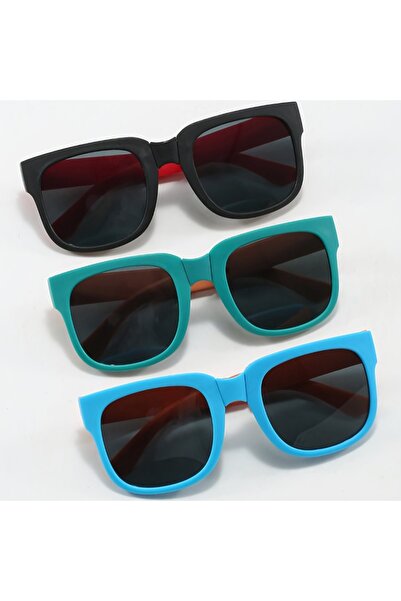 Choice 3PCS BGB 3PCS Folding Kids Sunglasses for Boys Girls Vintage Sports Sq...