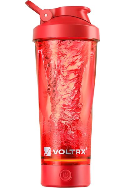 VOLTRX زجاجة رج بروتين كهربائية فاخرة، مصنوعة من تريتان - خالية من مادة BPA -...