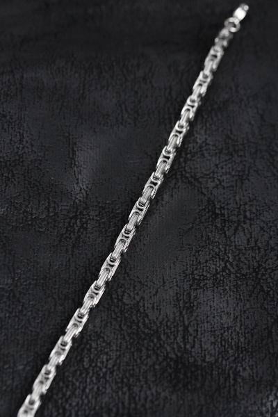 online kapsulavm avm alışveriş 316L Steel Silver Color King Chain Men's Bracelet