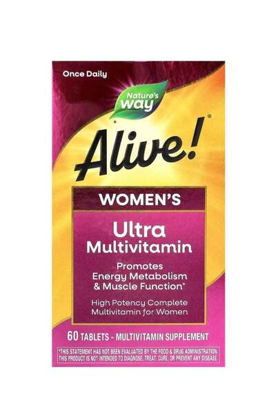 Nature's Way حية! فيتامينات متعددة للنساء 60 قرصًا