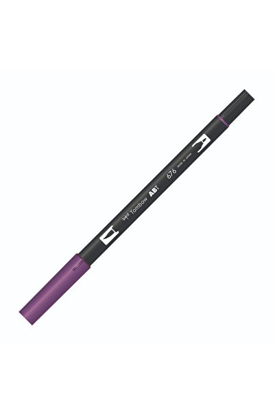 Tombow Dual Brush Pen Grafik Çizim Kalemi 676 Royal Purple