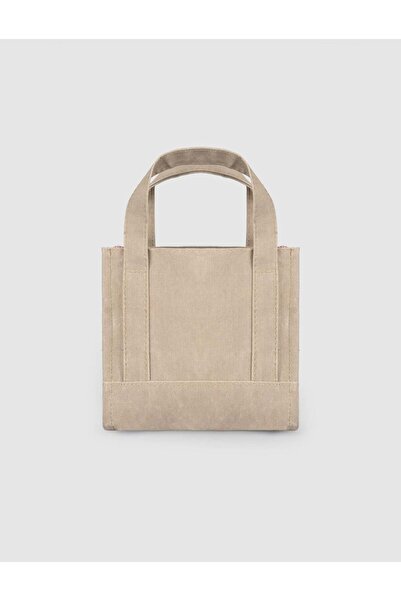 Cabani Beige Linen Unisex Hand and Shoulder Bag