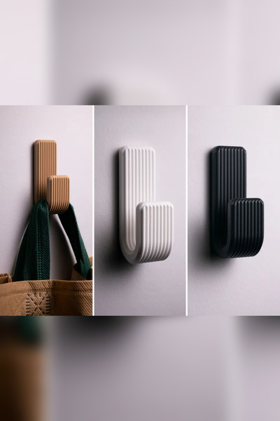 MİNGODAN Modern Minimalist Çizgili Duvar Askısı Dekoratif Askılık 1 ADET