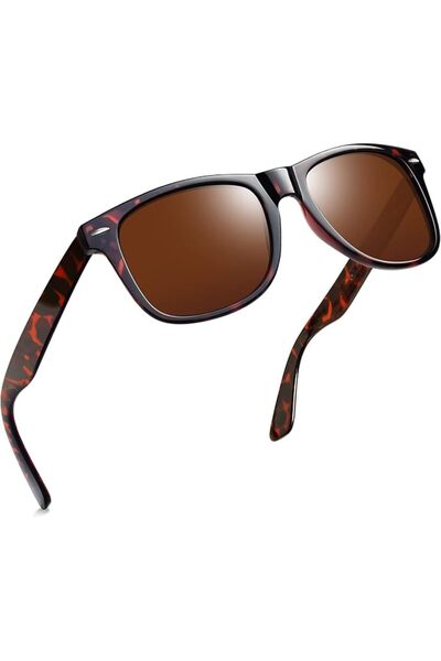 GENERAL Gubin Square Men's Sunglasses Classic Polarized Lens Lightweight Tr90...