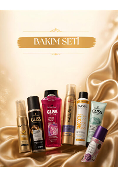 Suare Concept 8'li Saç Bakım Seti Şampuan Saç Kremi Köpük Kuru Şampuan