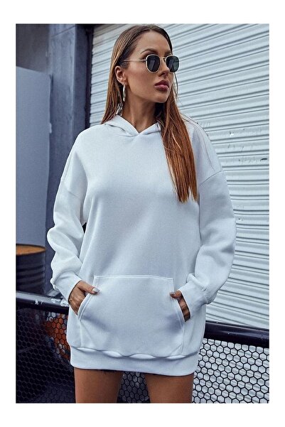 DAXİS Sportwear Company Kadinoversize Hooded Sweatshirt