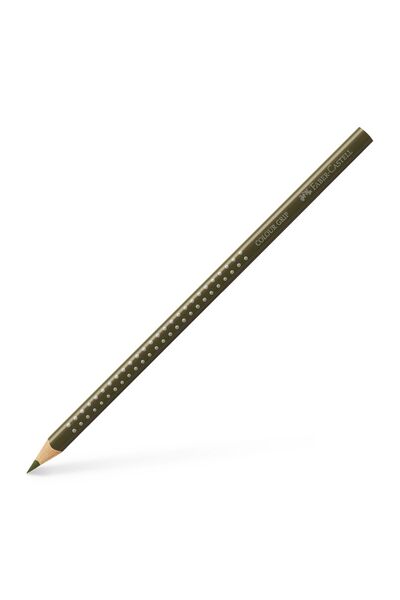 Faber Castell Creion colorat grip verde oliv galbui faber-castell