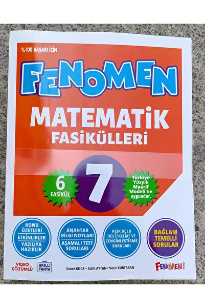 fenomen okul 2027 Maarif Fenomen 7. Sınıf Matematik Fasikül Seti
