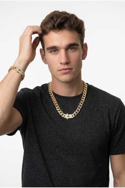 Generic Brand MEN'S MONACO 12 MM WIDTH SET, 14k gold plated stainless steel