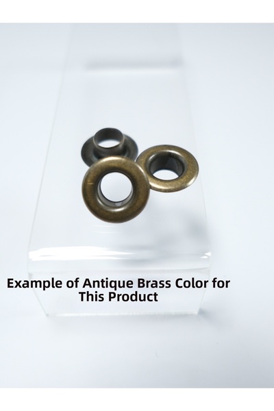 Klinkshop Number 3 Antique Yellow Eyelets - 5 mm Non-Apparatus Material Packa...