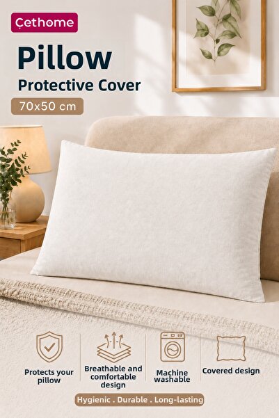 Weweus Çethome 50X70 cm Ecru Pillow Protective Cover Case