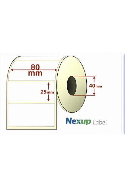 Yıldızan Nzr Beautestore 80X25 mm Thermal Label, Barcode/Address/Shipping The...